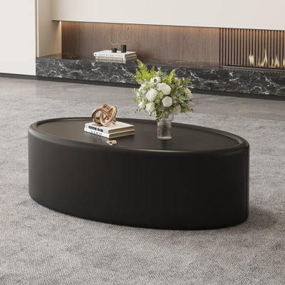 Oval Hidden Storage Coffee Table