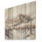 Vineyard Charm In Winter - Vineyard Wood Panel Wall Art On Natural Pine Wood-452238217