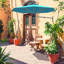 Parasol de marché 96 po Vanmeter-752405678