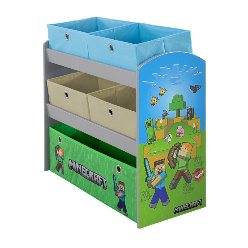 MINECRAFT 387.1cm H X 409.68cm W Toy Storage Kids Bookcase