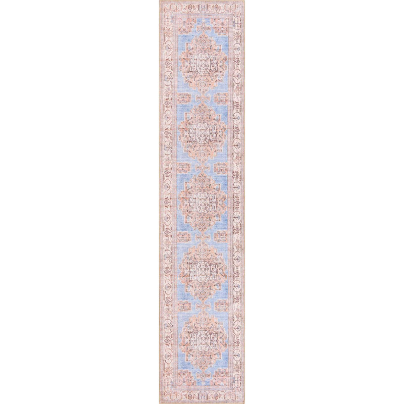 Chenille Geometric Indoor Rug, Runner 2'6" x 12'