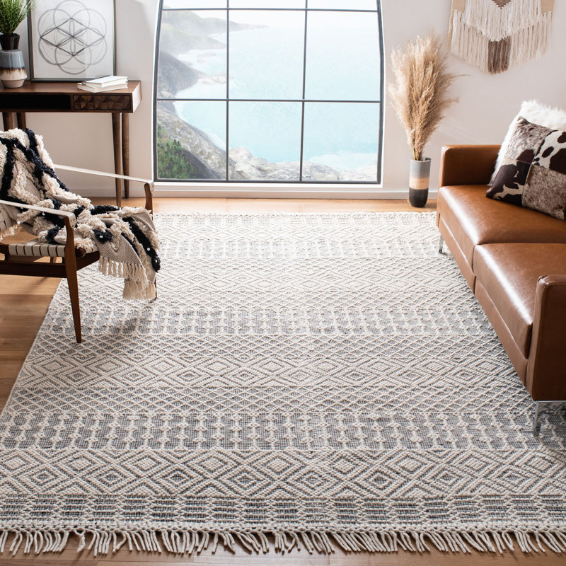 Tapis tissé à la main Southwestern Southwestern, Rectangle de 10 pi x 14 pi