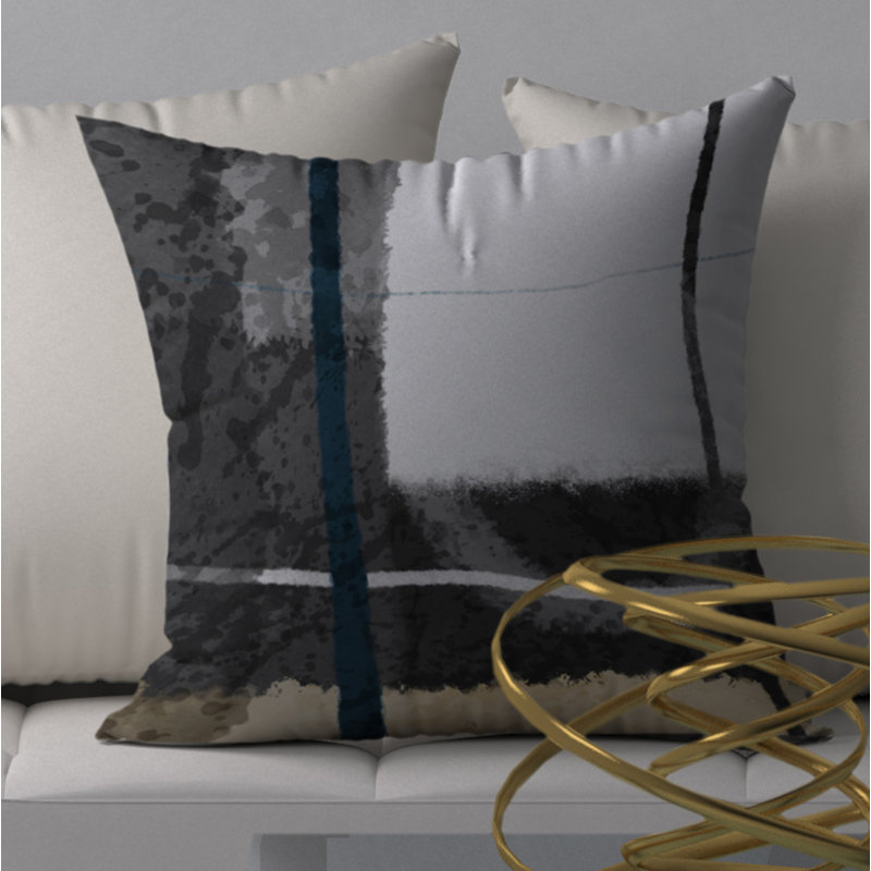 Housse de coussin décorative carrée Sound serene, 20 po X 20 po