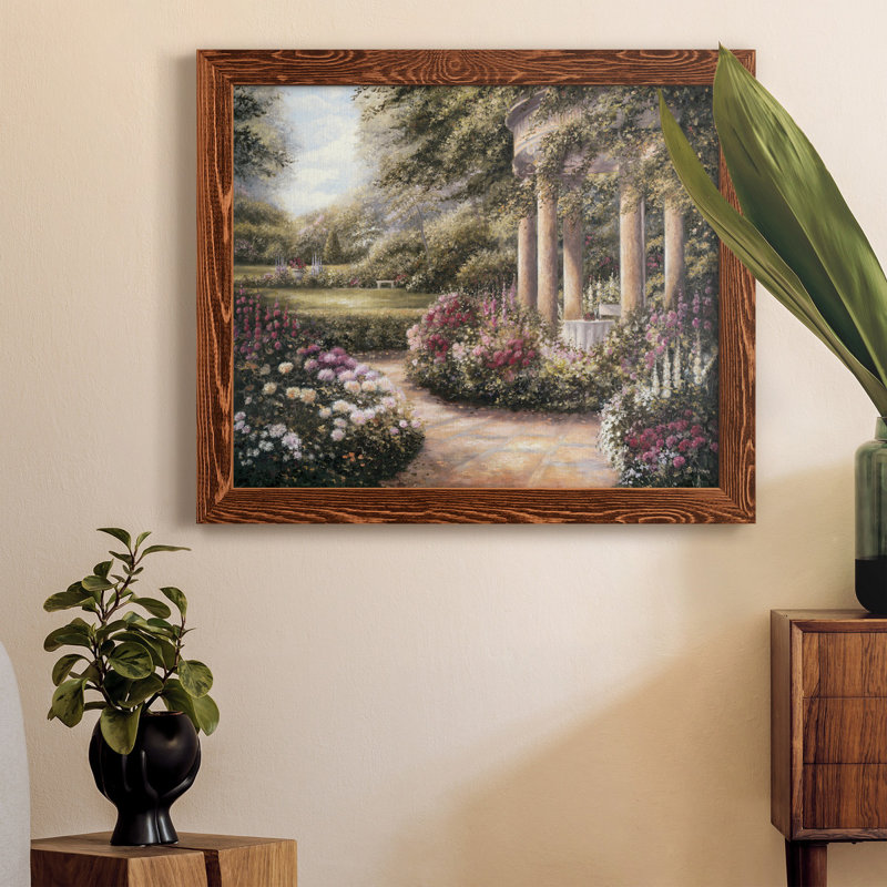 Rose Garden II - cadre photo, impression sur toile, H 24 po x l 18 po x P 1,5 po, Érable