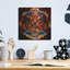 17 Stories «Devil Fire Service Logo» par Flyland Designs, art mural en métal-1722322129
