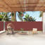 Dakota Fields 1200cm W Fabric Cover Motorised Retractable Side Awning-968697167-968697156