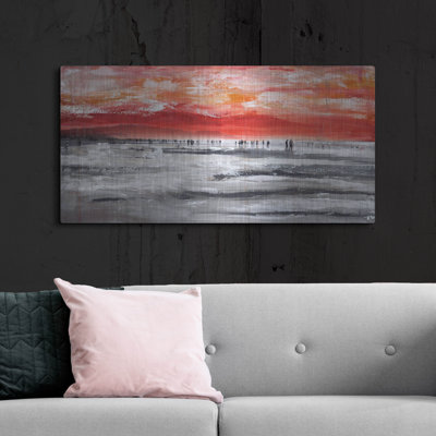 Beach IV' by Incado, Metal Wall Art