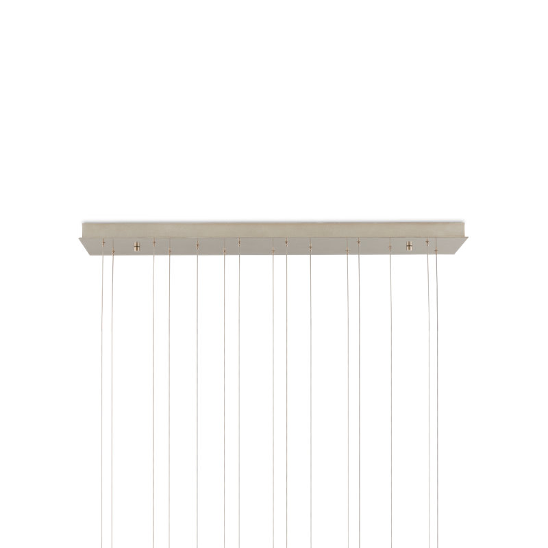 Luminaire suspendu rectangulaire à 15 lumières Beehive