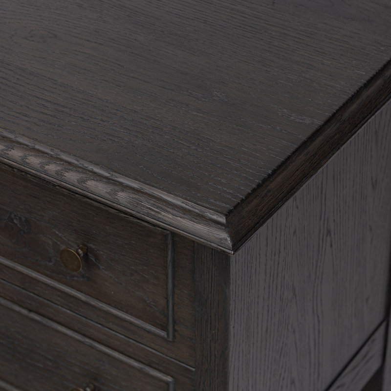MAGGIE 2 - Drawer Nightstand, Black