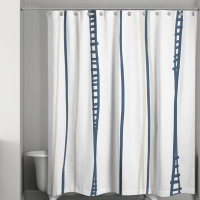 Rideau de douche simple Wandle