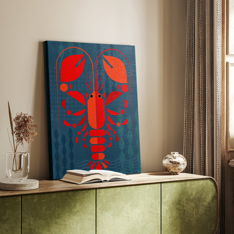 Geo Lobster II - galerie sur mesure Cavas, H 60 po x l 40 po