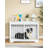 Dawyne Metal Sliding Barn Door Dog Crate-160034337-186247263