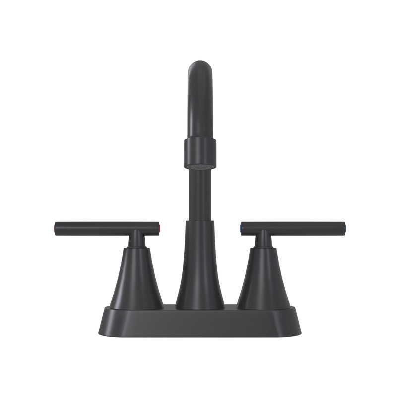 8 “H Bathroom Sink Faucet, Matt Black