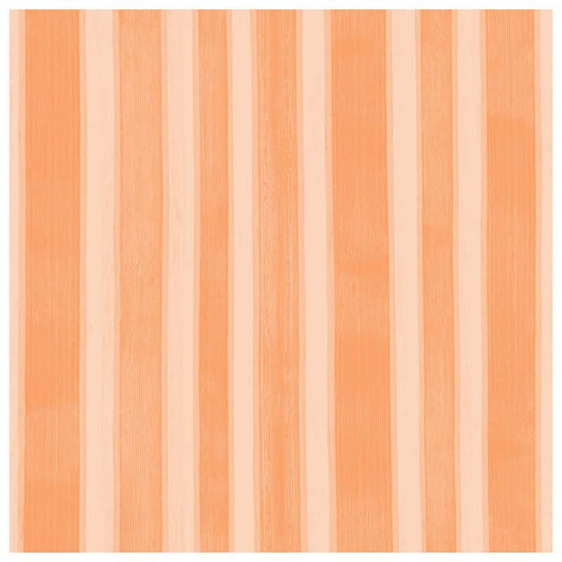 Couvre-lit matelassé à rayures verticales orange toutes tailles, Double