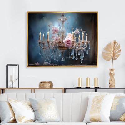 Chandelier Transcendent Elegance - Chandelier Canvas Print
