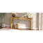 Console en bois, table d'appoint à dossier en bois de 62 po de longueur x 31 po de hauteur, bureau d'entrée pour le couloir et l'entrée