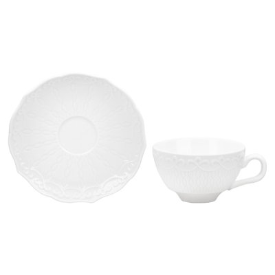 Woodstock Porcelain Teacup and Saucer