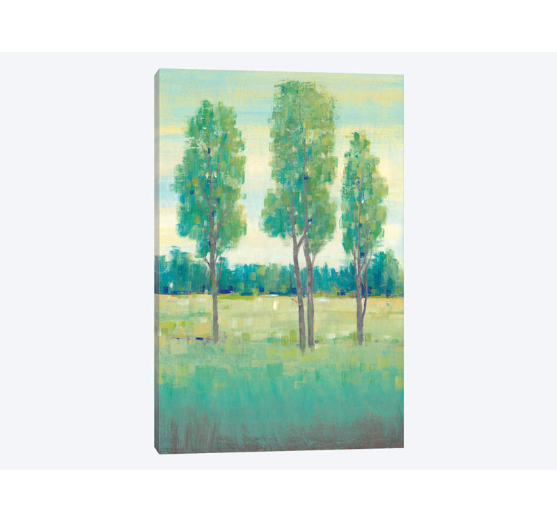 « spring day i », impression sur toile, H 26 po x l 18 po x P 1,5 po, Toile tendue, Pas de tapis