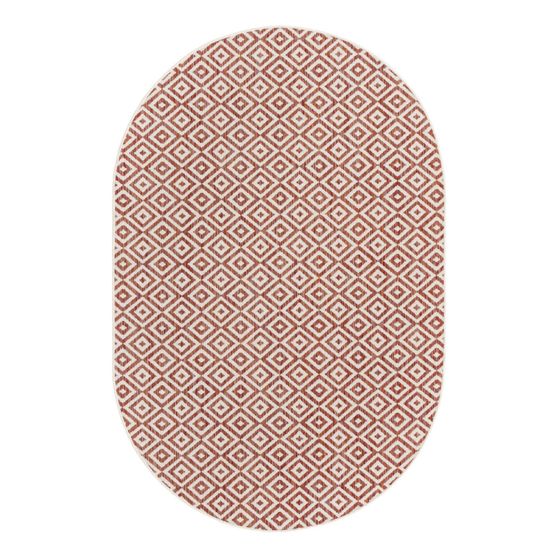 Costa Rica Indoor/Outdoor Rug, Ovale 5 pi 3 po x 8 pi