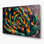 Art mural noir en forme de fruit, concombre cornu africain