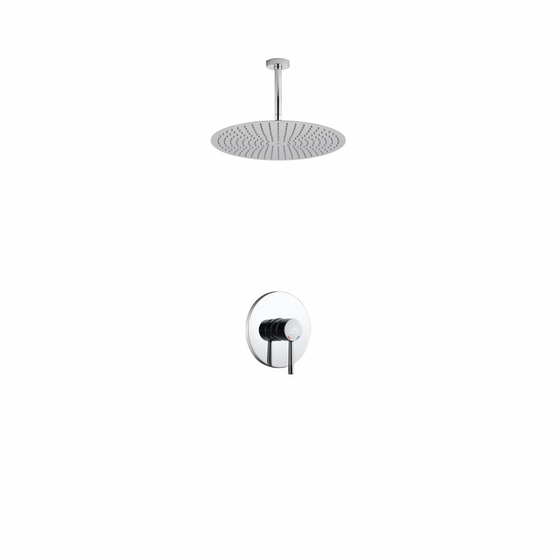 Système de douche à pression équilibrée avec valve brute Aqua Rondo