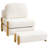 4-in-1 Convertible Sofa Chair with Ottoman, Folding Sleeper Chair, Upholstered Lounge Chair & Single Bed for Living Room, Bedroom & Small Spaces-1374533363