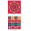 Colourful Mandala Spanish Glossy 3d Sticker Tile 15.4 Cm (6 in) - 16pcs in a Pack