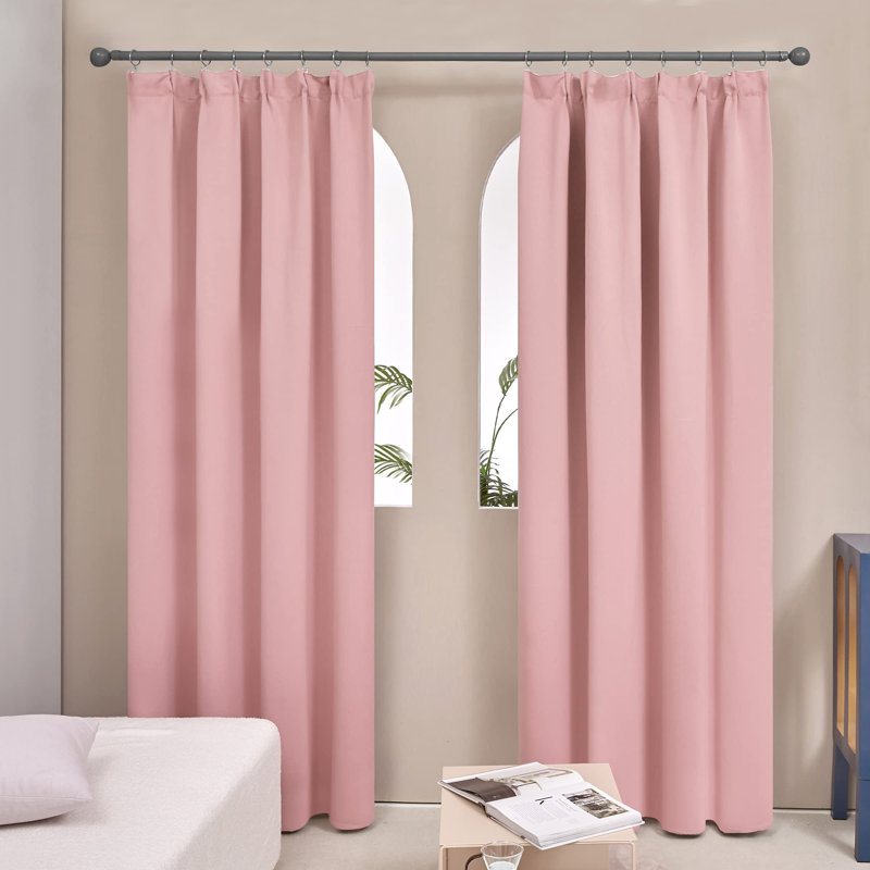 Rahkiem Blackout Curtain, 55cm Width x 245cm Drop