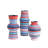 Happy 80'S Medium Bright Blue & Red Vase