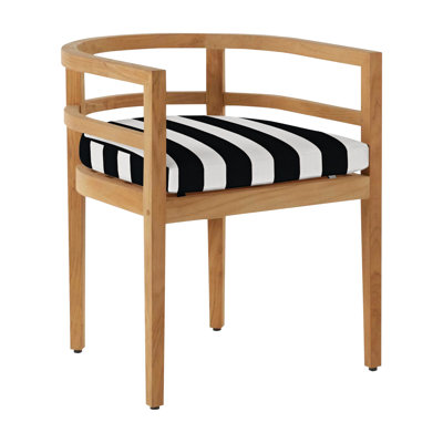 Santa Barbara Patio Dining Armchair with Cushions