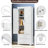 Rivertown Freestanding Bathroom Cabinet with Two Drawers-910009020