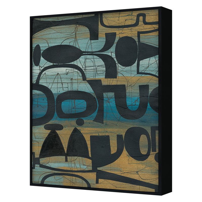 Puzzle Print by Morlock, Jody, 38" H x 50" W, Black Framed