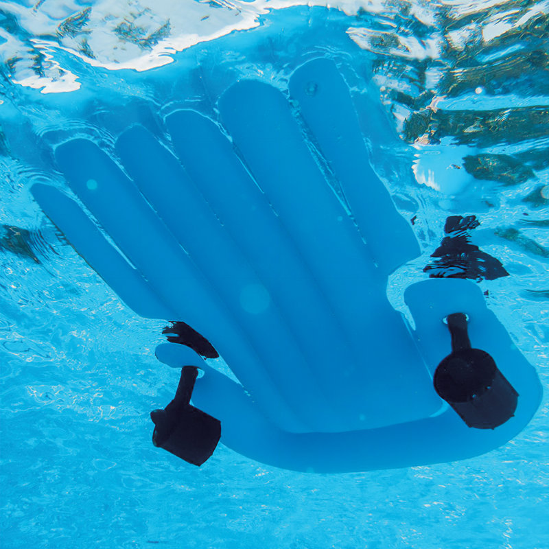 Arlmont & Co. Splash Runner Motorized Inflatable Pool Lounger | Wayfair
