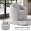Fauteuil pivotant d'appoint-1161960651