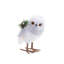Figurines hibou d'hiver