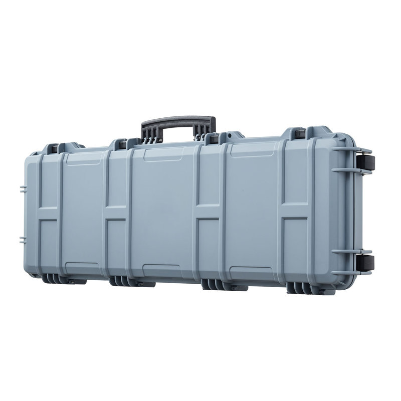 Boîtier de 40 pouces pour carabine rigide avec roues, boîte de rangement pour pistolet étanche à l'eau et à la poussière IP67 avec mousse prédécoupée pour fusils et fusils de chasse
