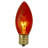 Orange C9 Transparent Christmas Replacement Bulbs
