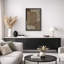 «Neutral Earth Tone», reproduction d'art sur toile abstraite - décor moderne minimaliste pour le salon ou le bureau-115244142-115244143-115244144