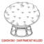 Outdoor 4'' Papasan Seat Cushion-1061951569