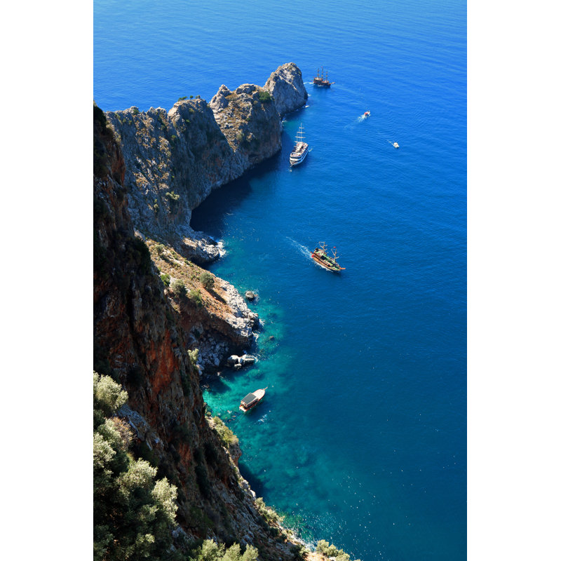 Alanya In Antalya by Damla Karacabay - Wrapped Canvas Print, 46cm H x 30cm W