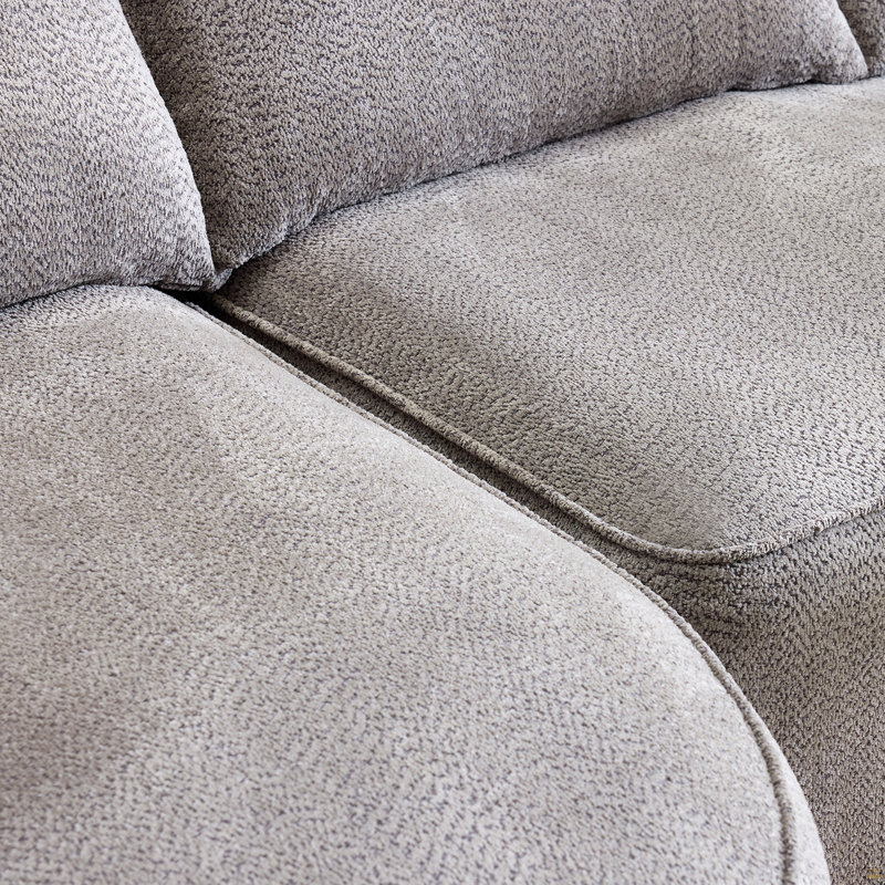 Canapé 124,5 pouces, Gris