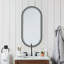 Ashyria Metal Oval Mirror