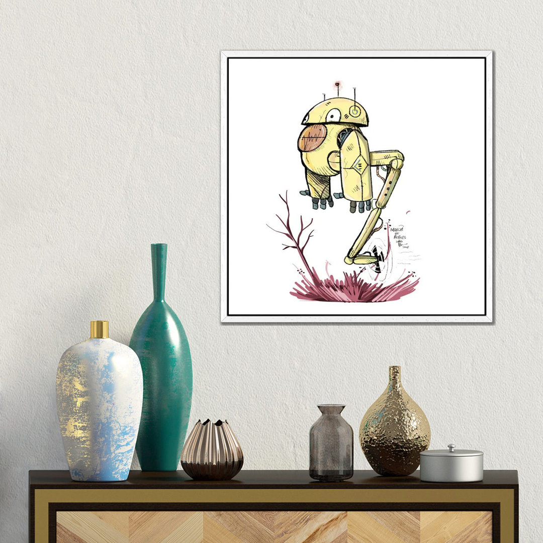 Robot IV von Annada N. Menon - Galerie- Giclée auf Leinwand