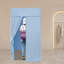 Cabine d'essayage pliable, vestiaire d'intimité autoportant, vestiaire portable (P 39,37 po x l 39,37 po x H 78,74 po)-1876436604
