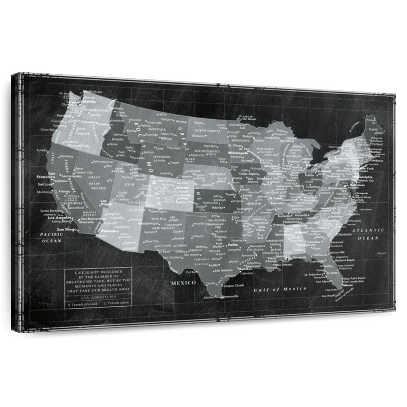 Épingle personnalisée monochromatique USA Amitabh, H 16 po x l 24 po, Oui