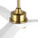 Antinisha 60" Solid Wood 3-Blade Propeller LED Ceiling Fan with Light Kit and Remote Control