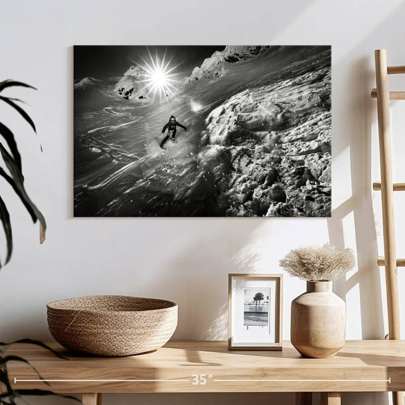 Intense downhill skiing Sireci, H 16 po x l 24 po