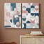 Modern Geo - ensemble de 2 peintures-1925118488-1925118470