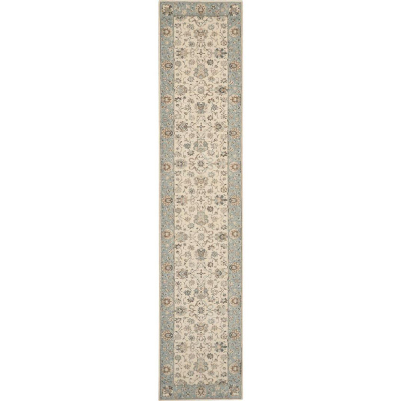 Crownover Wool Oriental Indoor Rug, Runner 2'6" x 12'