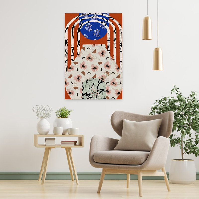 Art contemporain, art contemporain abstrait, H 36 po x l 24 po